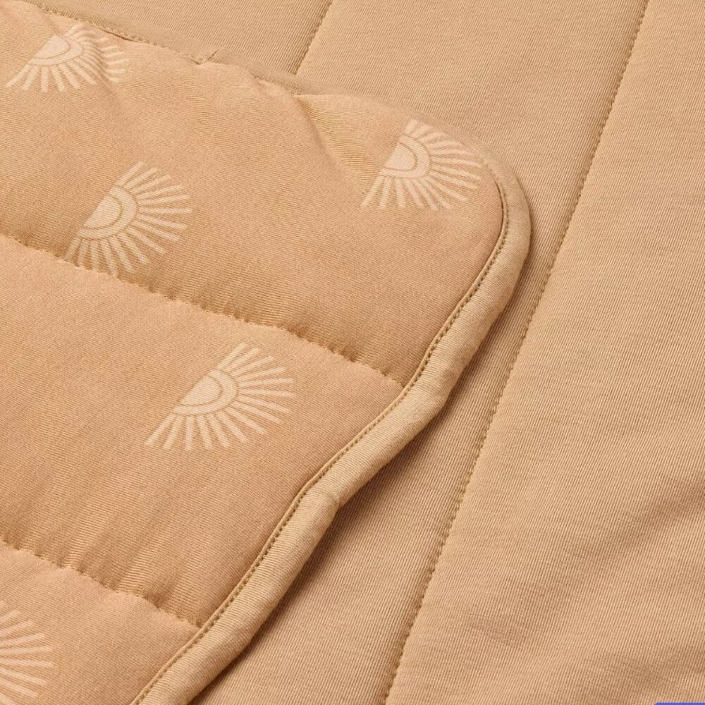 Cloud Island Jersey Quilted Blanket Baby Suns Yellow Mustard Bamboo One‎ 30x40 - Picture 2 of 9